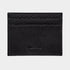 Black Calf Leather Single Sided Card Holder