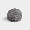 Black & Grey Donegal Tweed Wool Toni Cap