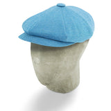 Blue Oxford Cotton Gatsby Cap