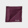 Burgundy & White Small Spot Silk Pocket Square