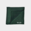 Dark Green & White Small Spot Silk Pocket Square