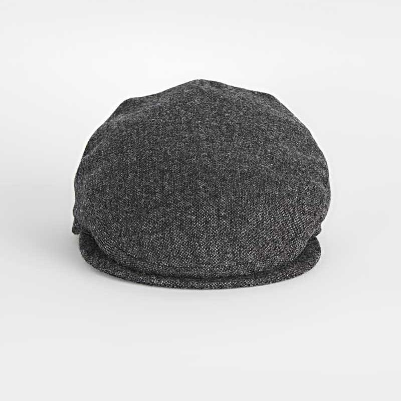 Dark Grey Plain Wool Flat Cap Bates Hatters of London – Hilditch