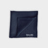 Navy & White Small Spot Silk Pocket Square