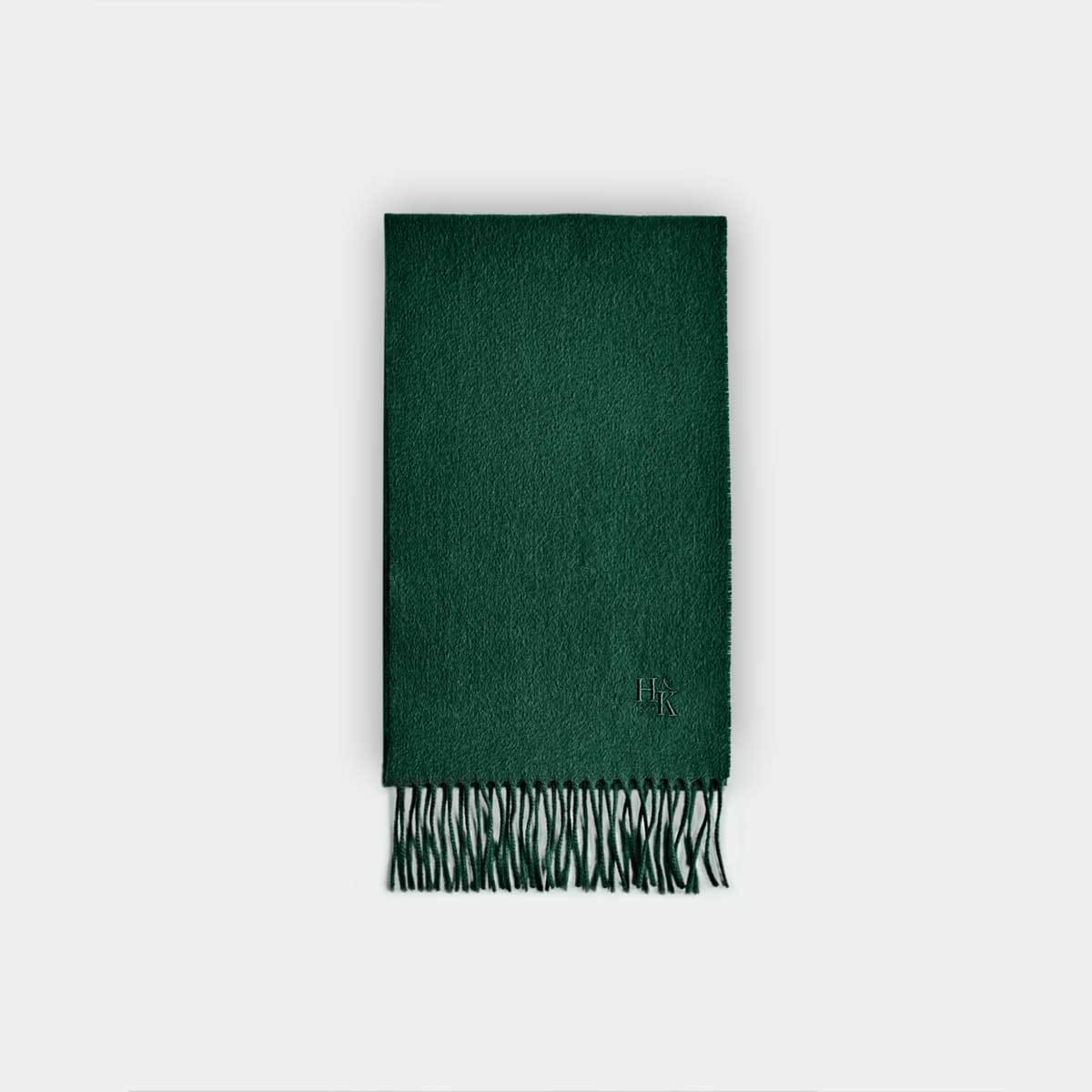 Dark green cashmere scarf hotsell