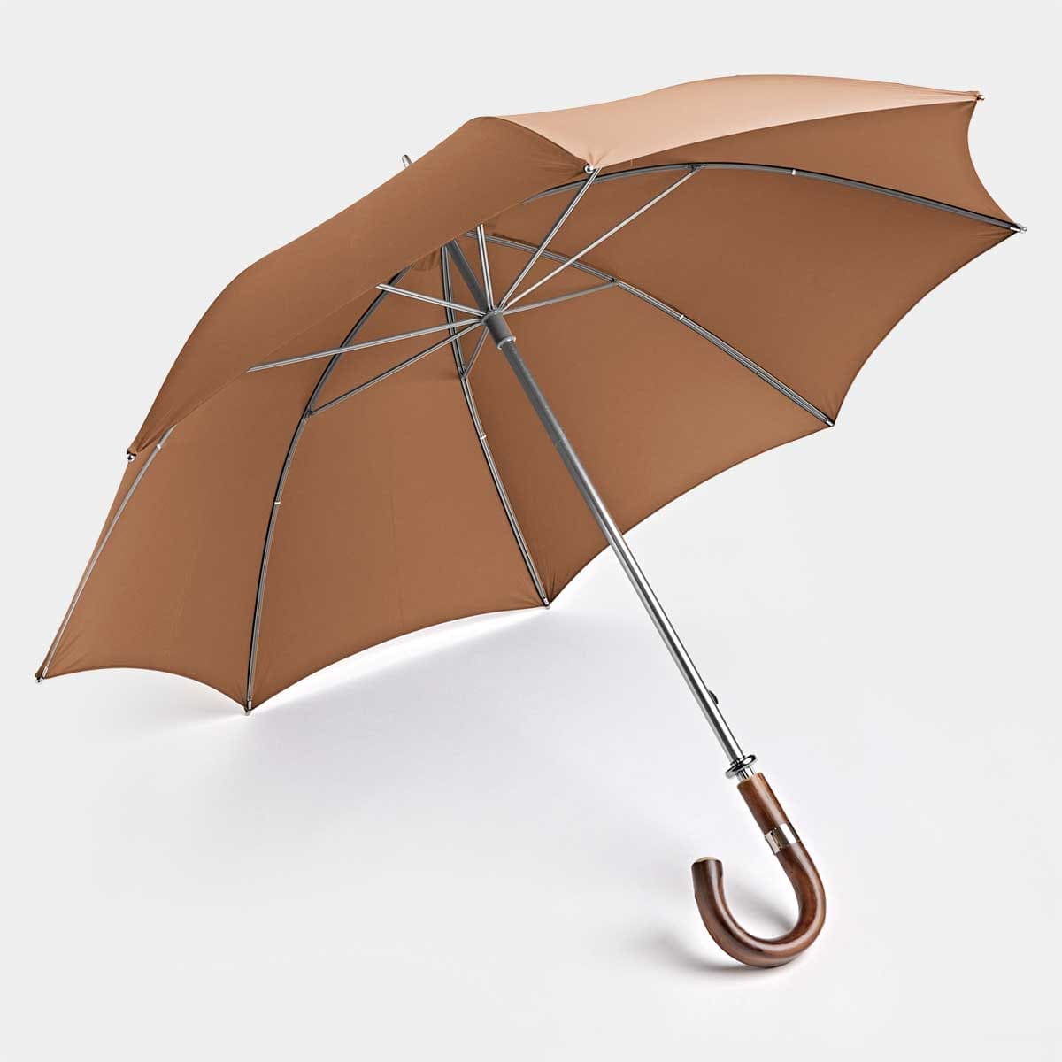 Plain Sienna Golf Umbrella Hilditch Key
