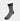 Short Dark Grey & White Pin Dot Cotton Socks