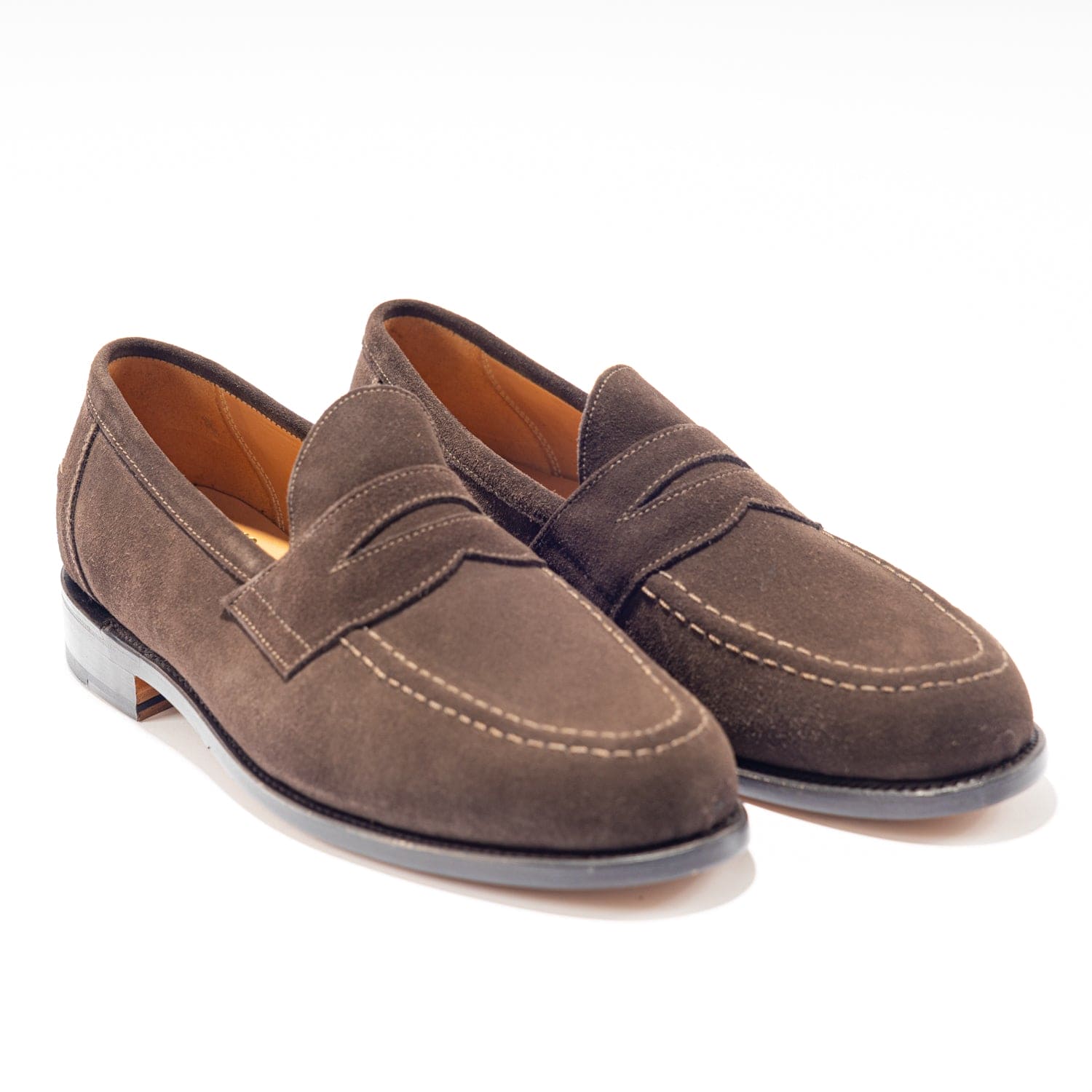 Aldwych Pinner Suede Pintuck Loafer