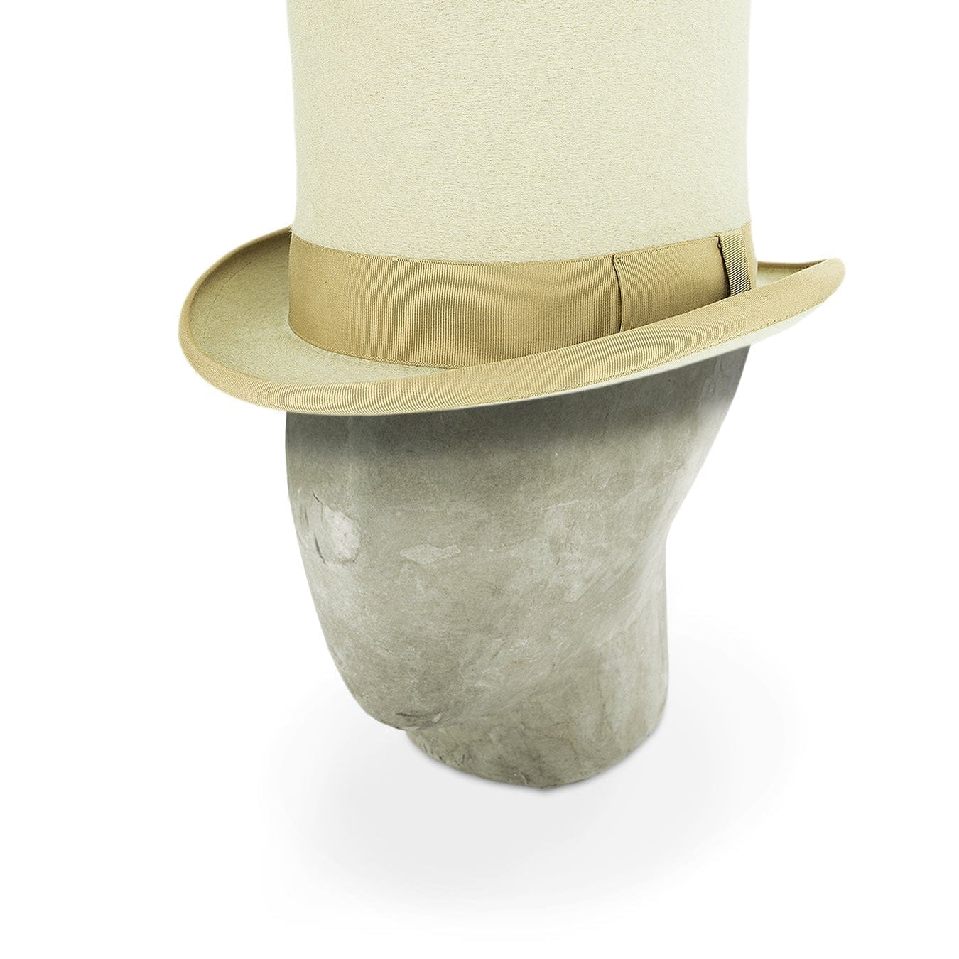 Cream Tall Top Hat - Hilditch & Key