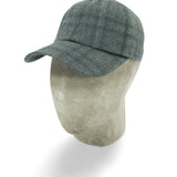 Grey Wool Baseball Cap