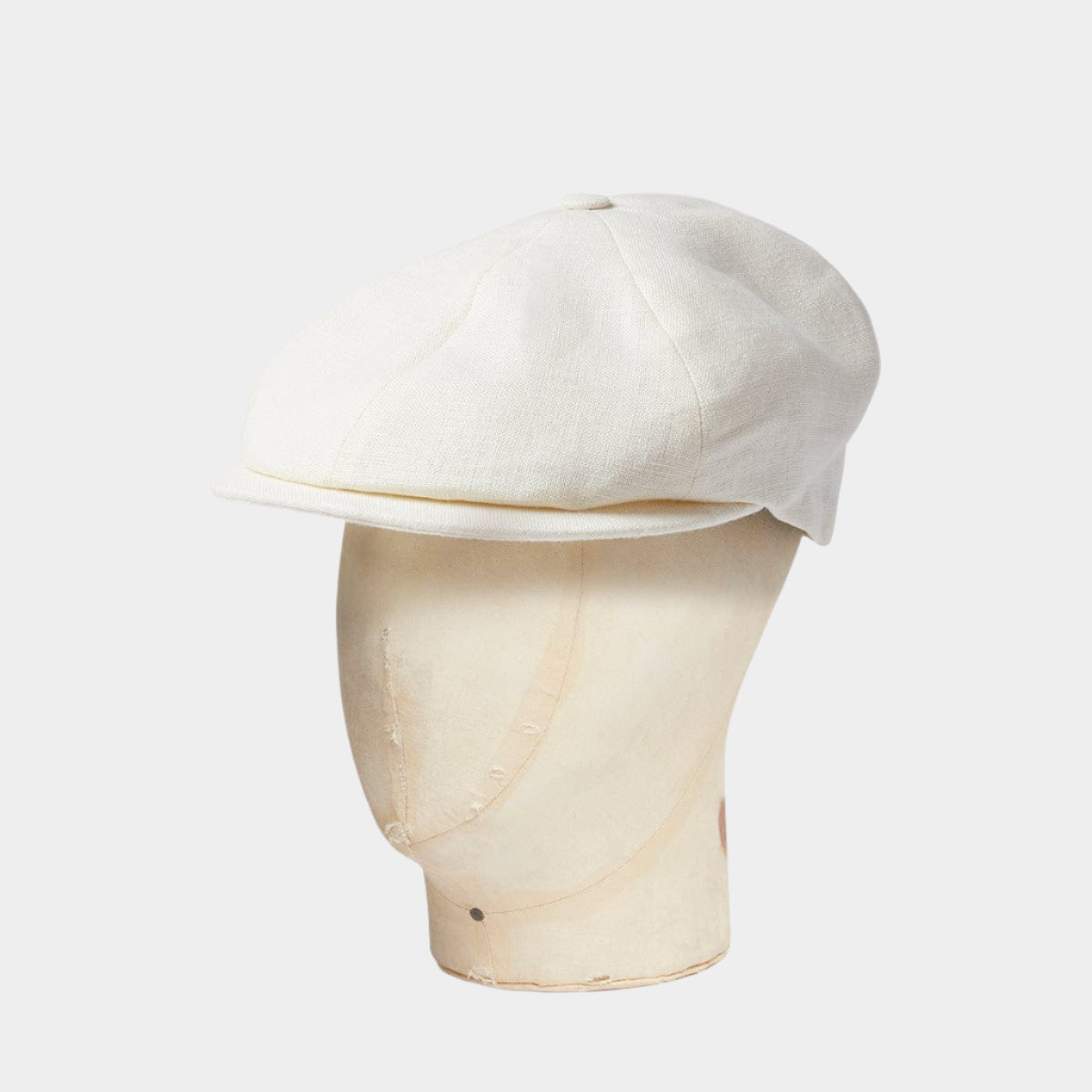 Plain Warm White Linen Toni Cap Hilditch Key