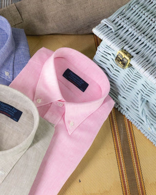Contemporary Fit Linen Shirts - Hilditch & Key
