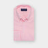 Classic Fit Plain Pink Oxford Cotton Shirt with Button Down Collar & Two Button Cuff