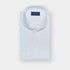 Classic Fit Plain White Cotton Shirt with Cut-away Collar & Two Button Cuff