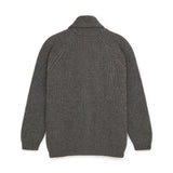Camel Hair Shawl Collar - Grey