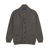 Camel Hair Shawl Collar - Grey