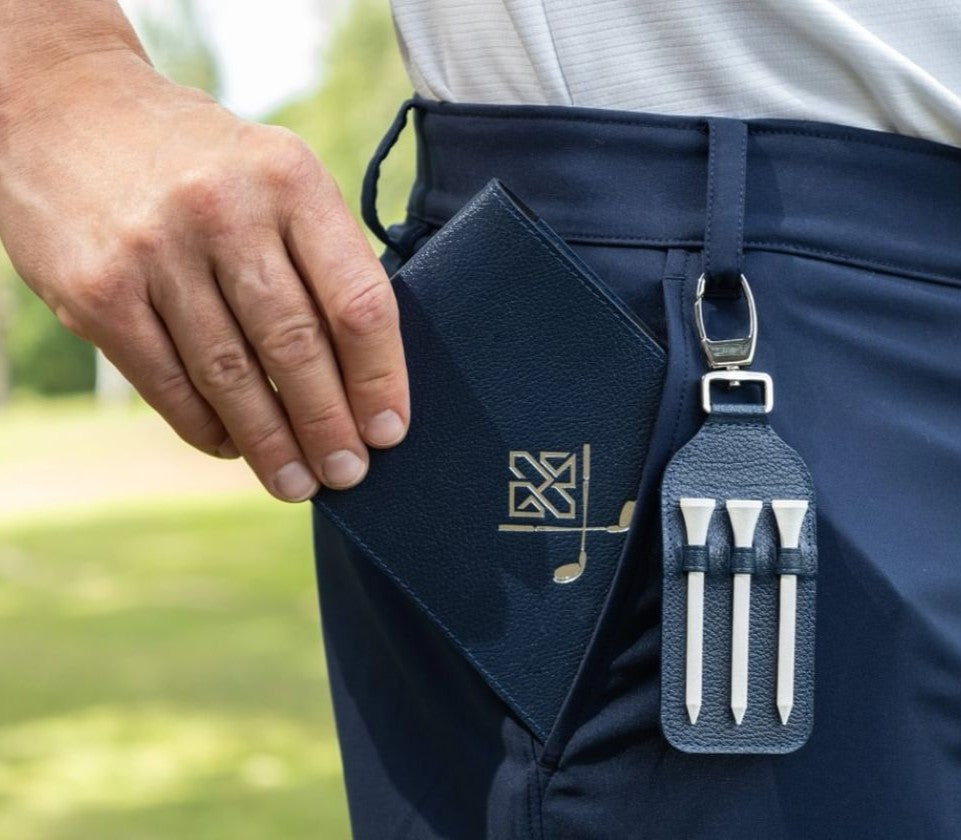 Ettinger Marine Blue Capra Luggage Tag | Hilditch & Key