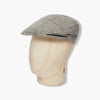 Beige & Brown Soft Check Flat Cap