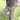 Beige Prince of Wales Check Linen Trousers