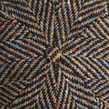 Black & Brown Donegal Tweed Wool Toni Cap
