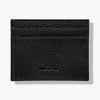 Black Calf Leather Double Sided Card Holder