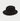 Black Fur Felt Fedora