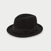 Black Fur Felt Fedora