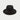 Black Fur Felt Fedora