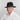 Black Pioneer Fedora Hat
