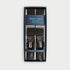 Black Pure Wool Boxcloth Braces