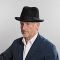 Black Soft Homburg