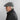Black & White Plain Weave Wool Gatsby Cap