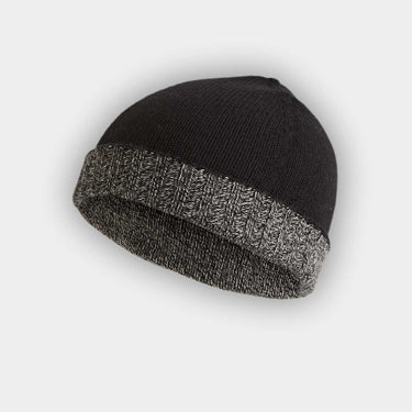 Black & White Reversible Cashmere Beanie