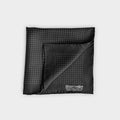 Black & White Small Spot Silk Pocket Square