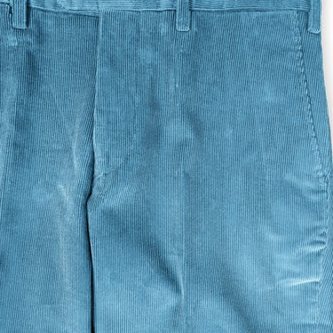 Blue Cotton Corduroy Trousers