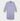 Blue Fine Bengal Stripe Cotton Twill Nightshirt with Red Piping