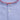 Blue Fine Bengal Stripe Cotton Twill Nightshirt with Red Piping