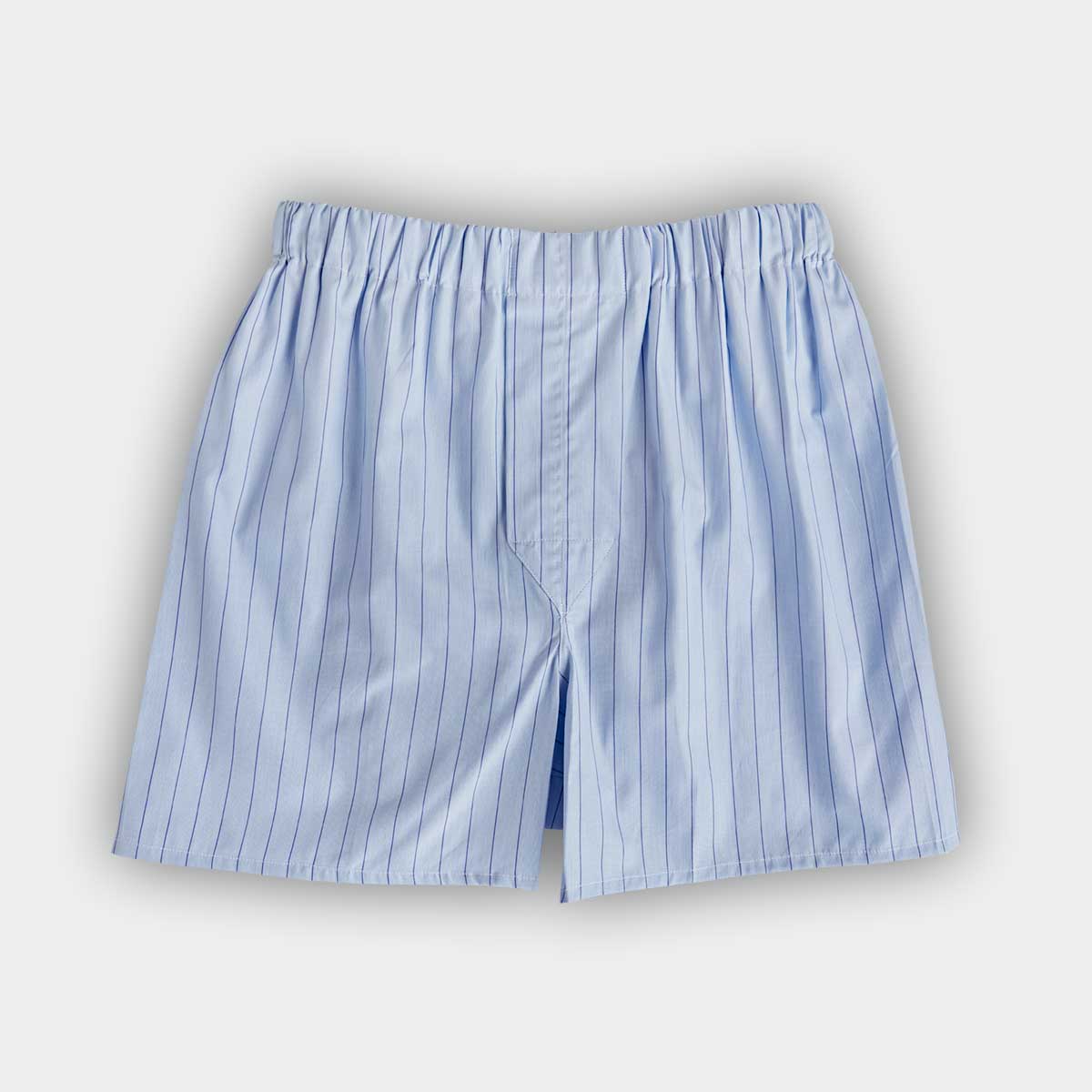 Stripe Cotton Poplin Boxer Shorts