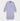 Blue Stripe End - on - End Sea Island Quality Cotton Nightshirt with Red Piping