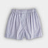 Blue & White Fine Bengal Stripe Cotton Poplin Boxer Shorts