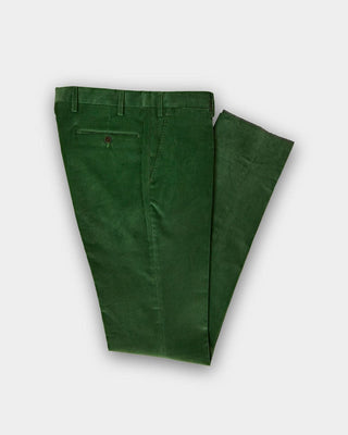 Bottle Green Cotton Corduroy Trousers