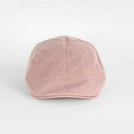 Brick Red Hopsack Cotton & Linen Roma Cap