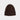Brown Cable Knit Cashmere Beanie