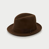 Brown Fur Felt Fedora