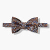 Brown Paisley Silk Bow Tie