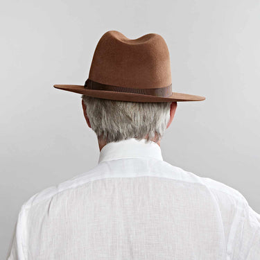Brown Pioneer Fedora Hat