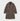 Brown Wool Herringbone Double Breasted Overcoat