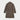 Brown Wool Herringbone Double Breasted Overcoat