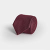 Burgundy Grenadine Silk Tie