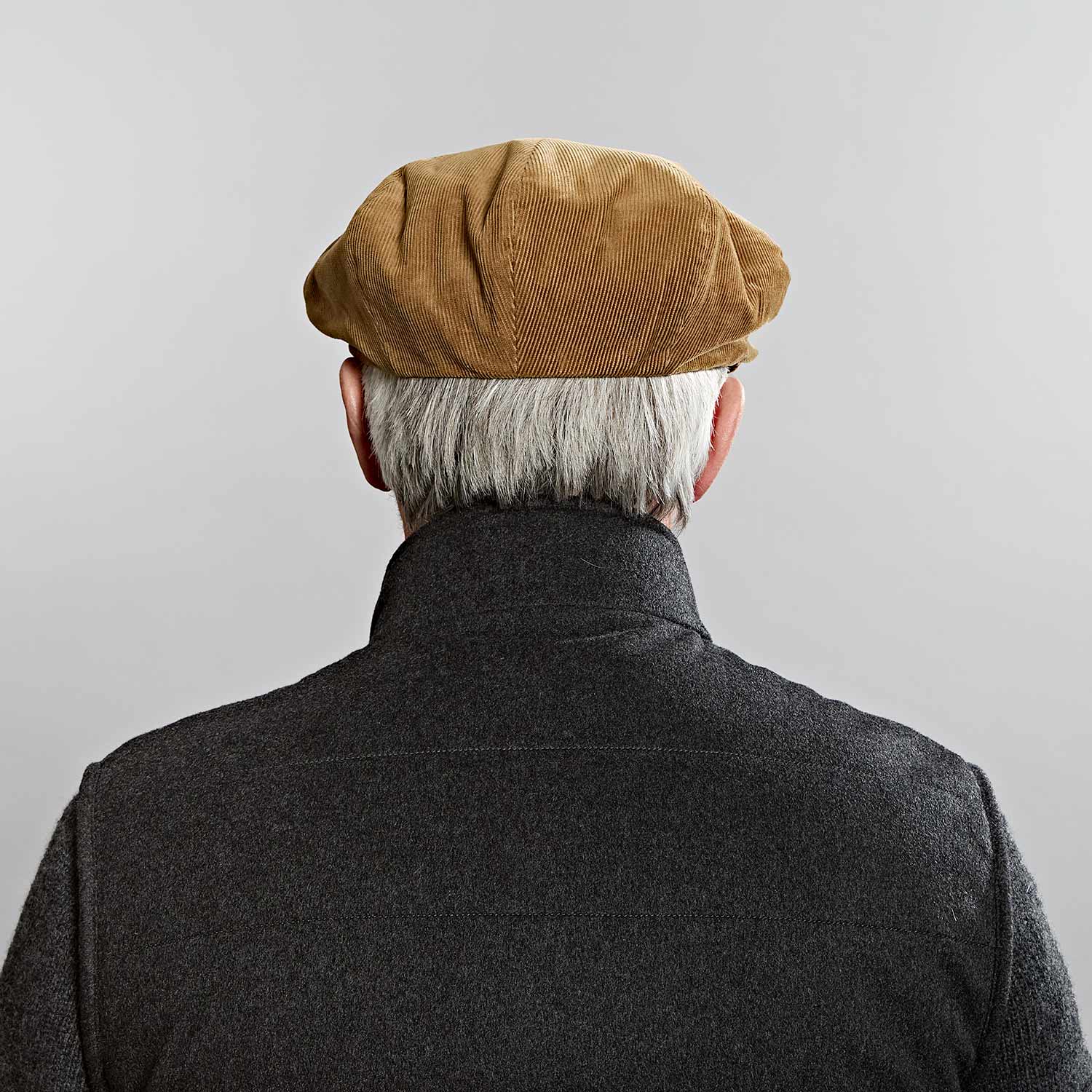 Camel Corduroy Cotton Gatsby Cap Bates Hatters of London