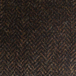 Chocolate Herringbone 100% Wool Made In England Flat Cap